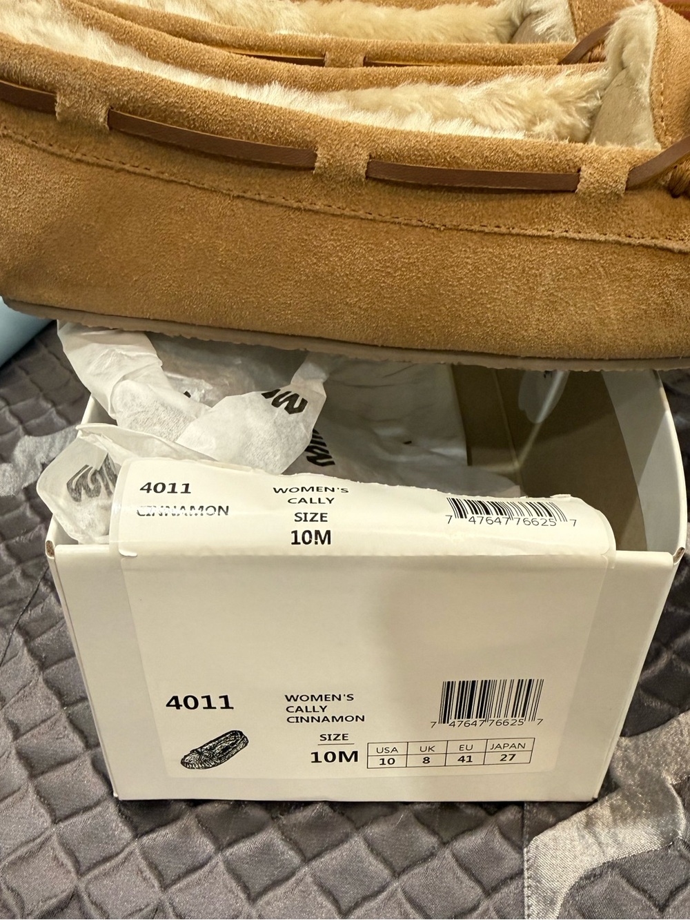 Minnetonka Women's Cally Moccasins Cinnamon Brown BRAND NEW IN BOX